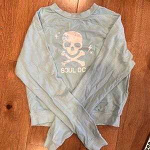SOULCYCLE aqua sweater